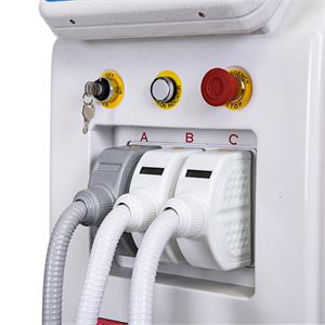 Most effecive high power hair removal machine  808nm diode laser+SHR+IPL