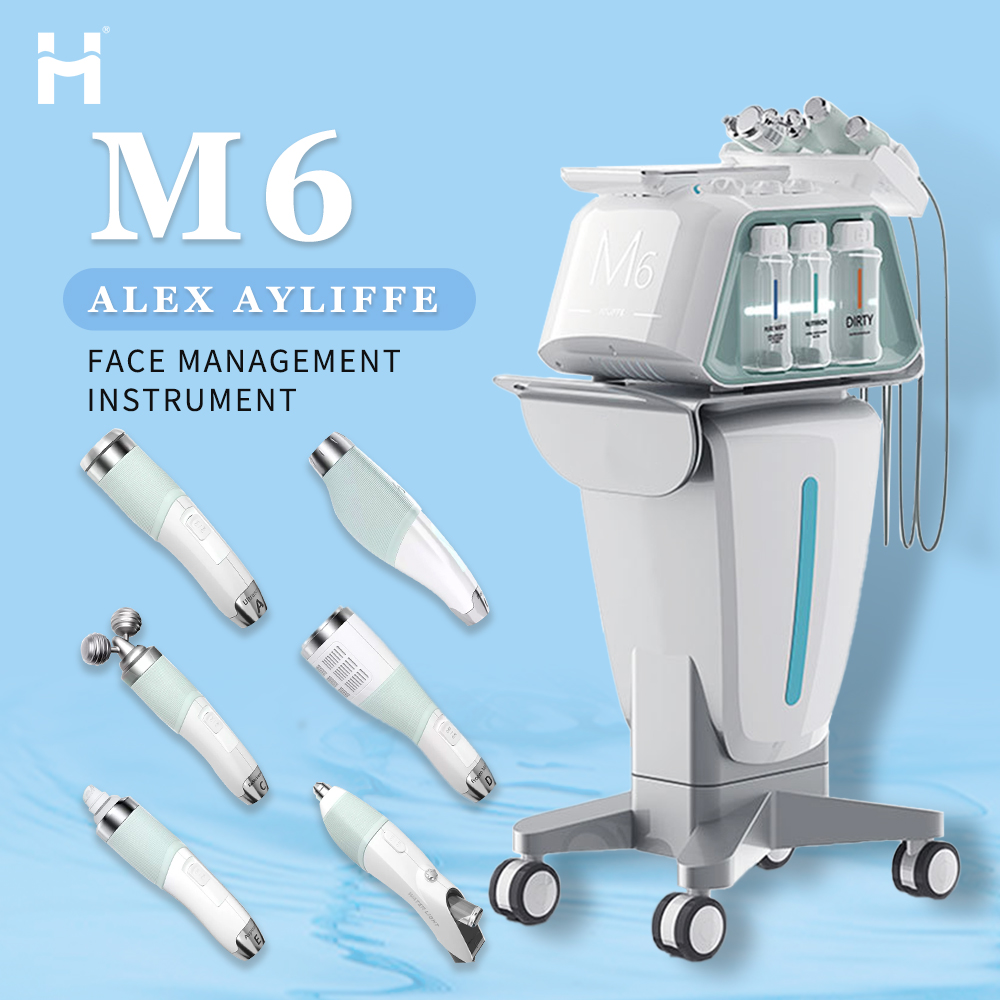 6 In 1 Water Dermabrasion  Deep Cleansing Machine Water Jet Hydro Diamond Facial Clean Dead Skin