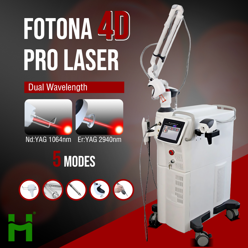 Er:YAG 2940nm+Nd:YAG 1064nm 2 IN 1 System
